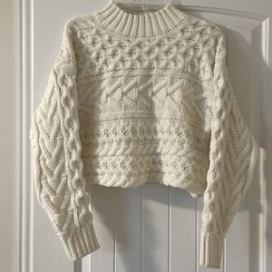 Cream Forever 21 Sweater